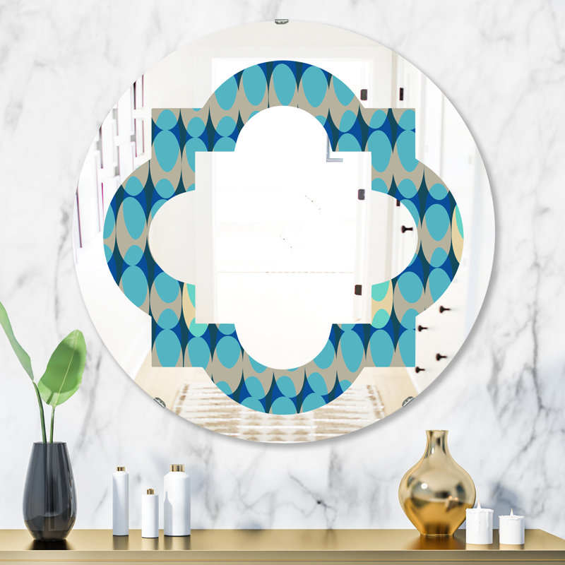 Miroir mural Quatrefoil, H 23,6 po x l 23,6 po