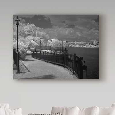 Garv 'Augusta Riverwalk' Photographic Print on Wrapped Canvas