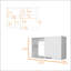 Armoire murale blanche 2