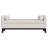 Upholstered Accent Bench with Armrests Vanilla-120704535