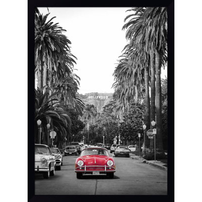 "Boulevard in Hollywood" par Gasoline Images, art mural encadré