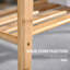 Table basse en bois massif avec rangement