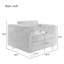 Fauteuil d'appoint moderne surdimensionné et confortable-2111825284