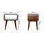 Langdon 45cm W Solid Wood Bedside Table