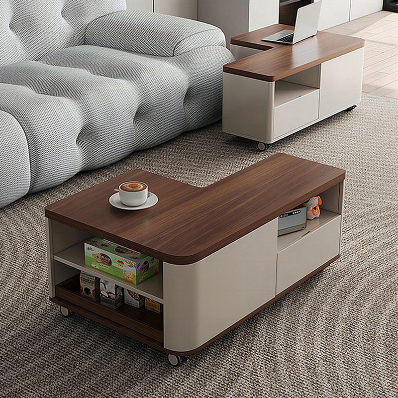 Table basse moderne et minimaliste à fonction mobile
