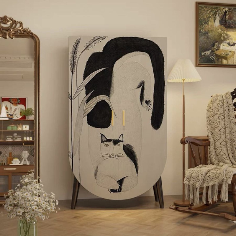 Garde-robe moderne et abstraite