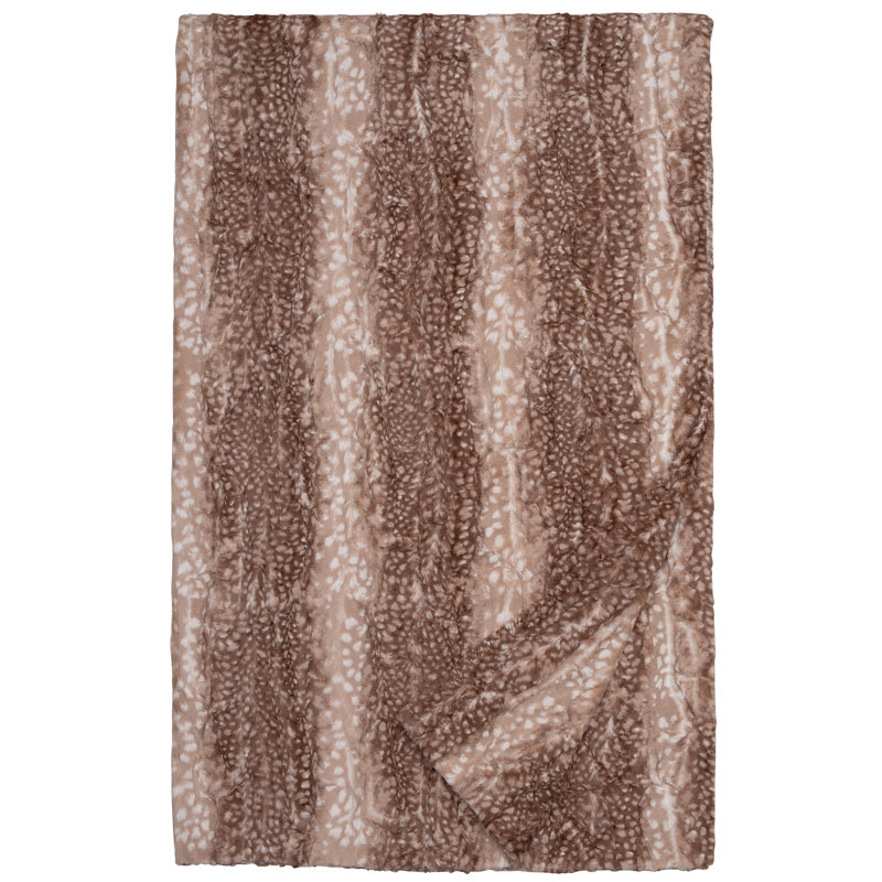 Jeté Wooded River Fawn Tan - 54 / 60x72