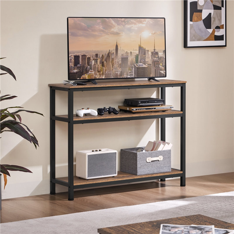 Console étroite l 3 po Lenoir, Brun rustique
