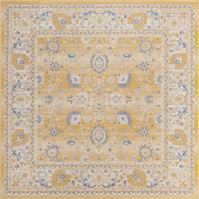 Tapis oriental toscan jaune Xion
