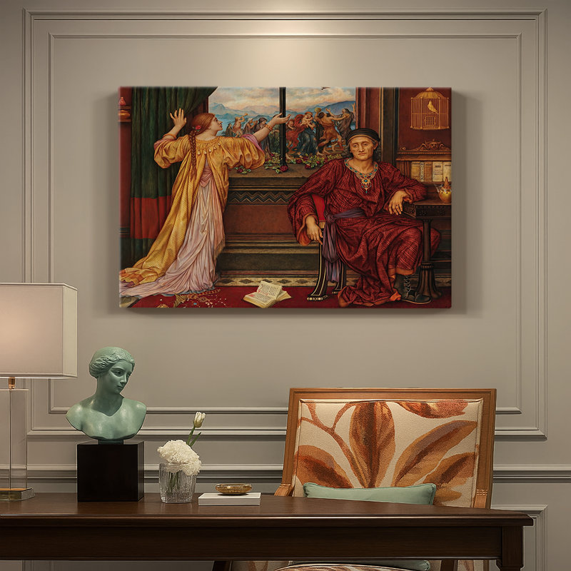 The Gilded Cage-Evelyn De Morgan-Gallery Wrapped Canvas-c. 1901–1902, 24 x 36