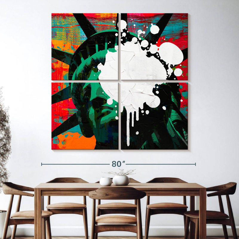 Nicci Liberty Waning, 74" H x 74" W
