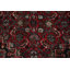 Tapis à motif oriental géométrique rouge foncé Bold 8 x 10