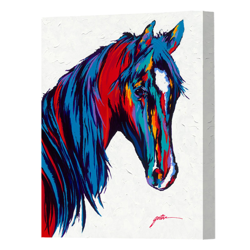Scarlett, reproduction d'art sur toile tendue, H 40 po x l 30 po