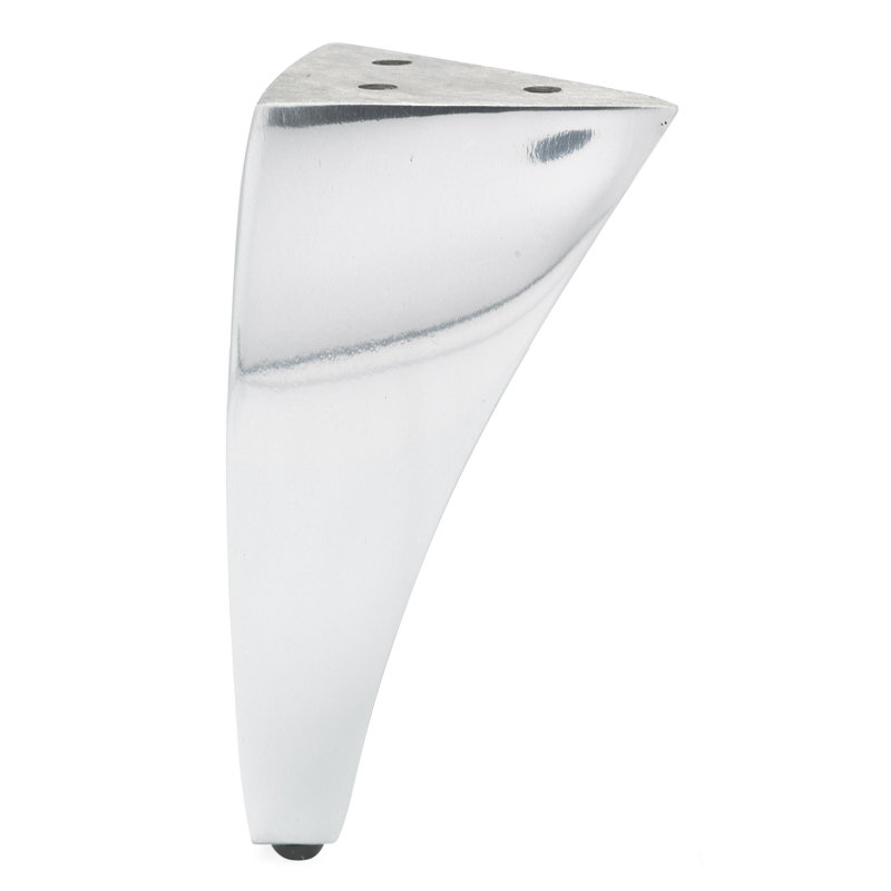 Aluminum Table Legs, Polished Aluminum