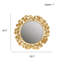 Miroir mural rond doré 30,5 po