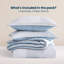 Ensemble d'édredon en jacquard à rayures très grand californien Sleep Zone-116794285