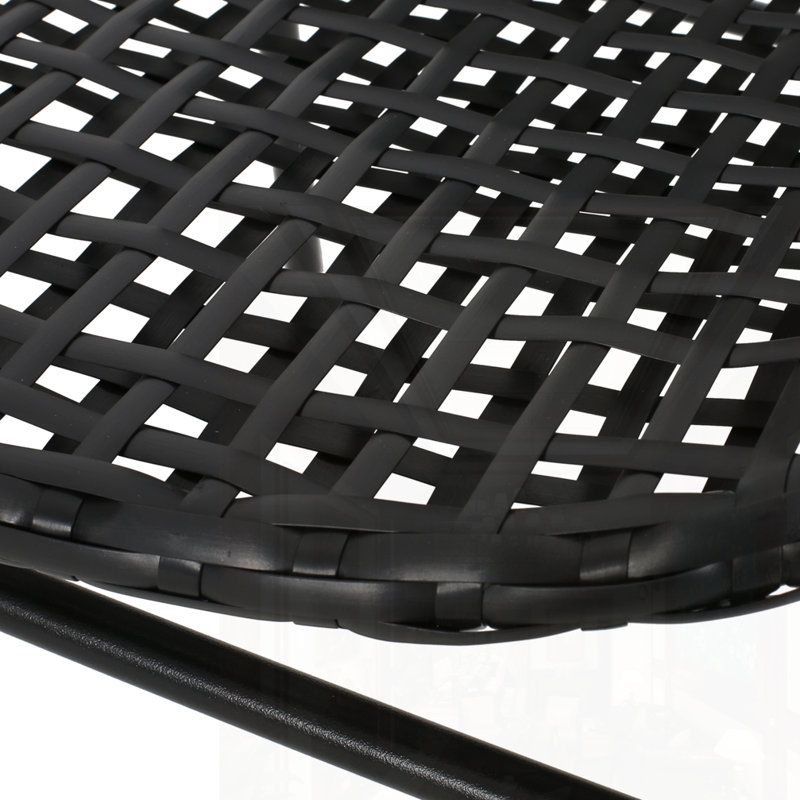 Ensemble de 2 chaises d'extérieur, Noir