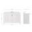 60.25'' Single Bathroom Vanity with Carrara Quartz Top-94668809