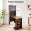 Bureau pliant avec rangement, bureau d'ordinateur pliable peu encombrant pour les petits espaces, table d'écriture pour bureau à domicile, chambre à coucher, dortoir, appartement