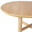 Table de salle à manger ovale en bois extensible de 47 à 63 po avec rallonge amovible de 16 po, pieds en bois massif pouvant accueillir 4 à 6 personnes pour la salle à manger et la cuisine