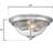 Manalapan Glass Flush Mount