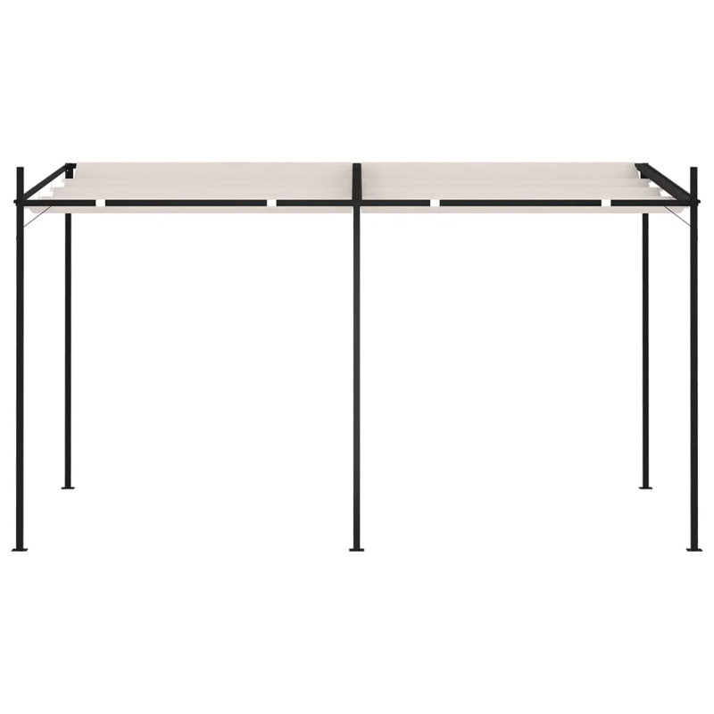 Tenafly Iron Patio Gazebo, Cream