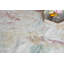 Floor Art Hand Knotted Abstract Area Rug in Silver/Blush/Blue/Orange-10093894