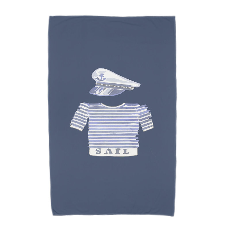 Serviette de plage Lingebach, Bleu