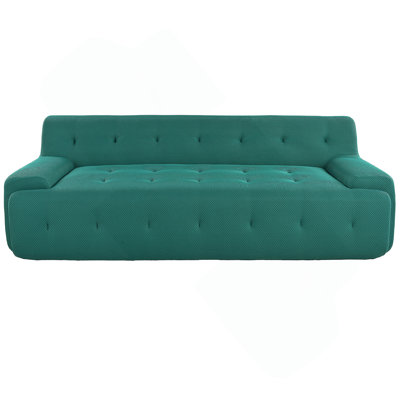 Modern Minimalist Style Tufted Design Upholstered Sofa With 3 - Seat Compression For Ultimate Comfort And Relaxation In Living Spaces