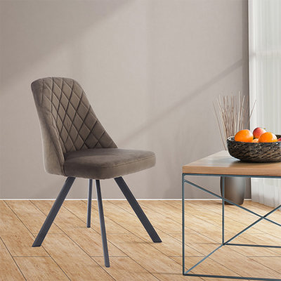 Chaise d'appoint capitonnée Arikah