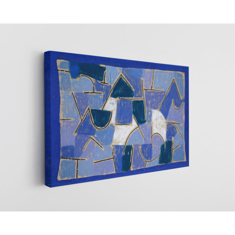 «Blue Night» - Impression sur toile tendue - Impression sur toile tendue, H 24 po x l 36 po x P 1 po