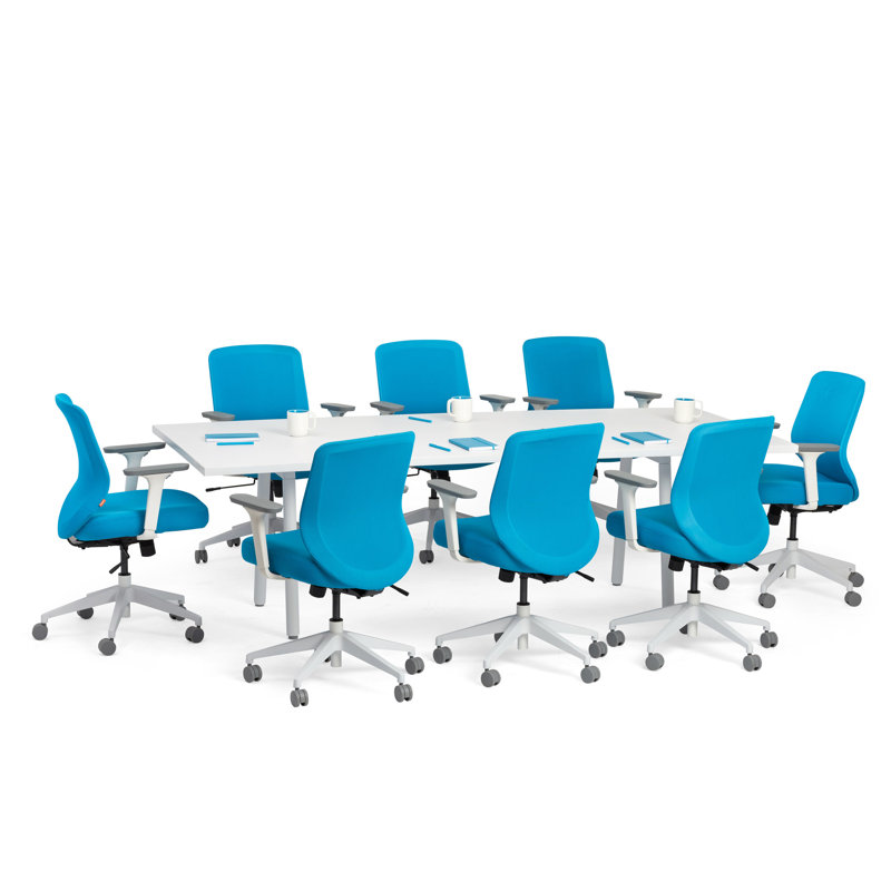 Table de conférence Series A, H 29 po x l 42 po x P 96 po, Blanc