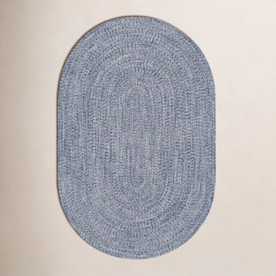 Tapis bleu marine intérieur / extérieur Leroux
