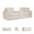 Braintree 3-Piece Sectional With Storage Console-111301368