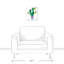 Prickle cactus art sur toile Wickline