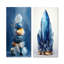 Ensemble de 2 impressions sur toile Blue Stone-1247616951-1247616946