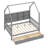 Antiope Kids Bed with Storage Shelf-2091662440-2091662446