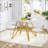 Rectangular Glass Dining Table-1245946820