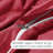 Southshore Fine Linens Southshore Basics Duvet Cover Set in Chili Pepper, 90 GSM Double-Brushed Microfiber Bedding with Hidden Zipper Closure and Corner Ties, 2 King Pillow Shams, King/California King-133123989-1467572