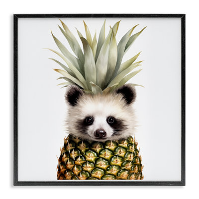 Giclée d'ananas encadrée, design par Lazar Studio