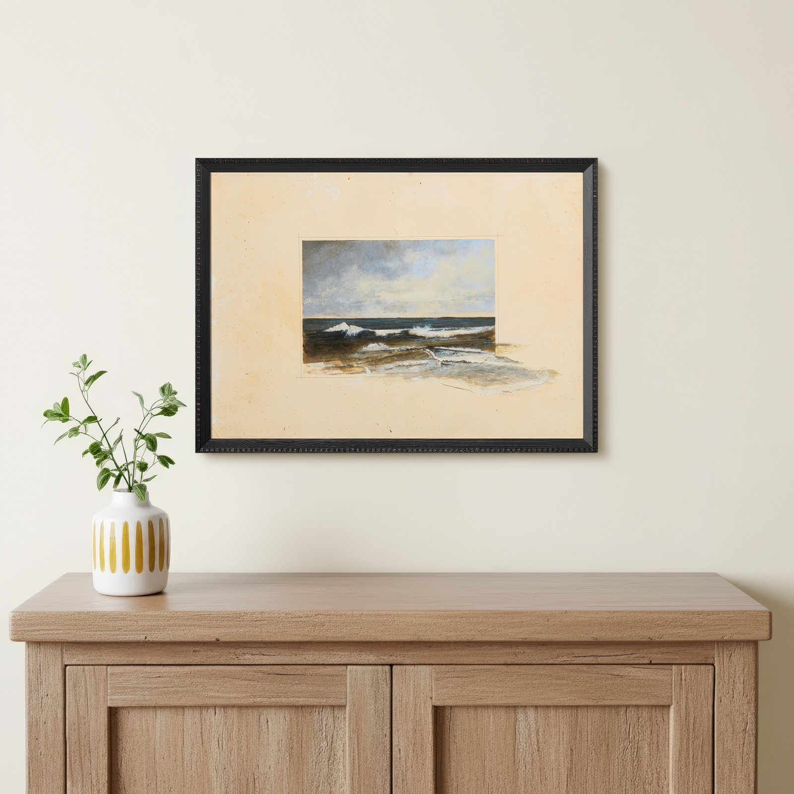 It's Ok to Spill Painting by Aileen Fitzgerald, 29.5" H x 40" W