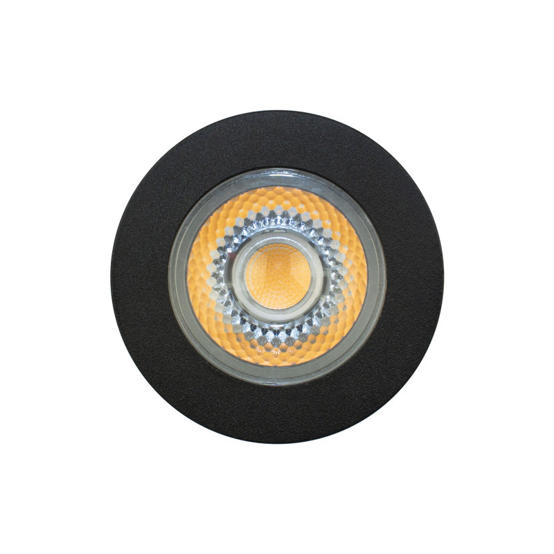 Black 2.5" Inground LED Landscape Light with Warm White 2700K