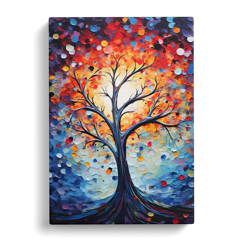 Tree Abstract - Wrapped Canvas, 76cm H x 50cm W x 3cm D