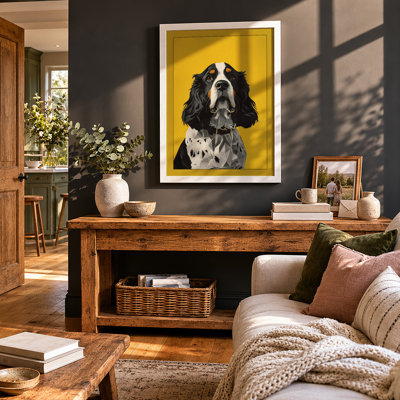 Portrait In Gold Modern - Print