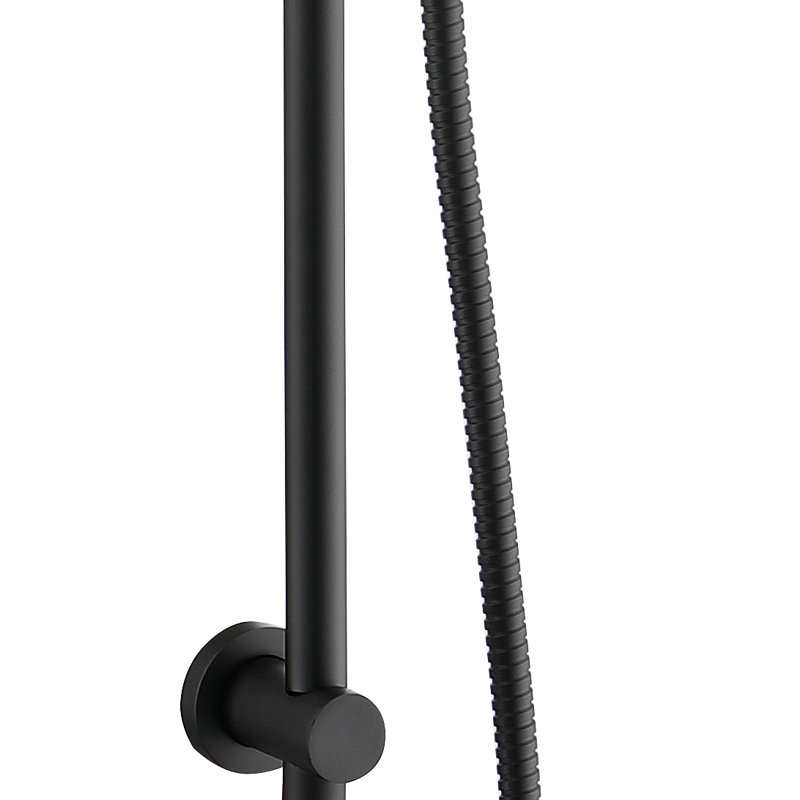 Eco-Performance Handheld Shower With 28-Inch Slide Bar And 59-Inch Hose, Matte Black