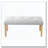 Upholstered Tufted Modern Bench