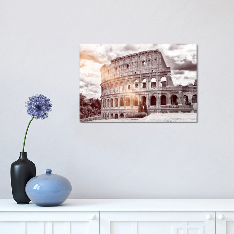 Colosseum Roma 1 Piece Wrapped Canvas Wall Art, 30.48 cm H x 45.72 cm W