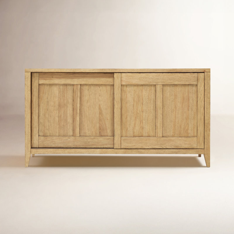 Buffet 2 portes Mya, Naturel, H 32 po x l 60 po x P 18 po