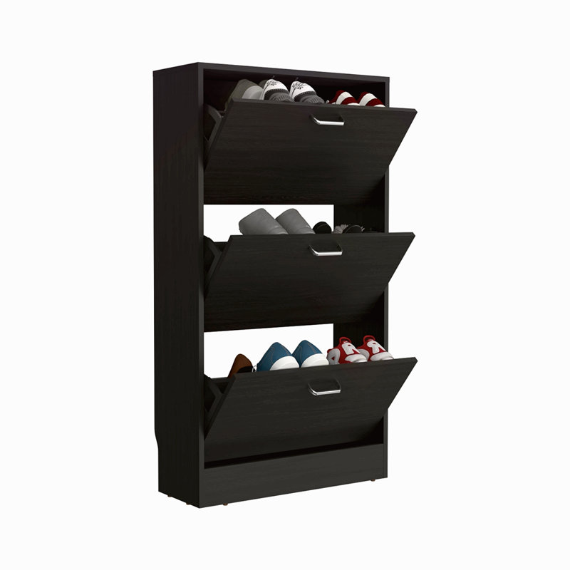 High Pull Down Shoe Rack, Shoe Storage, Entryway, Bedroom, Black
