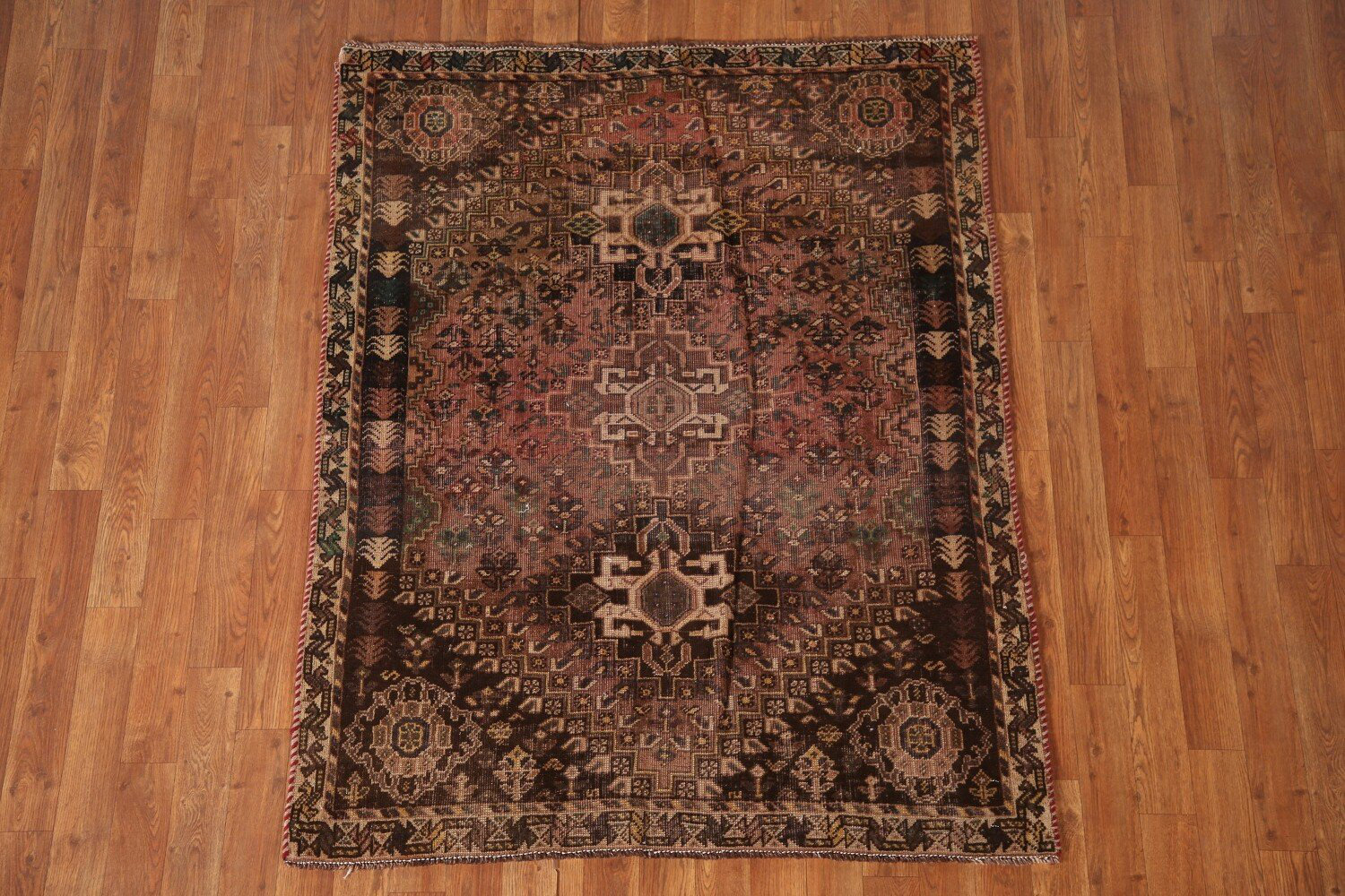 Wildon Home® Antique Wool Traditional Rug 4x5 | Wayfair